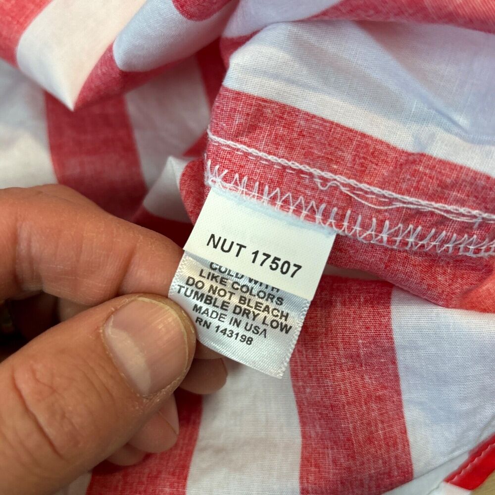 American Flag Shirt Mens Small AOP Chubbies the Nutter USA made Cotton Polo - Picture 7 of 9